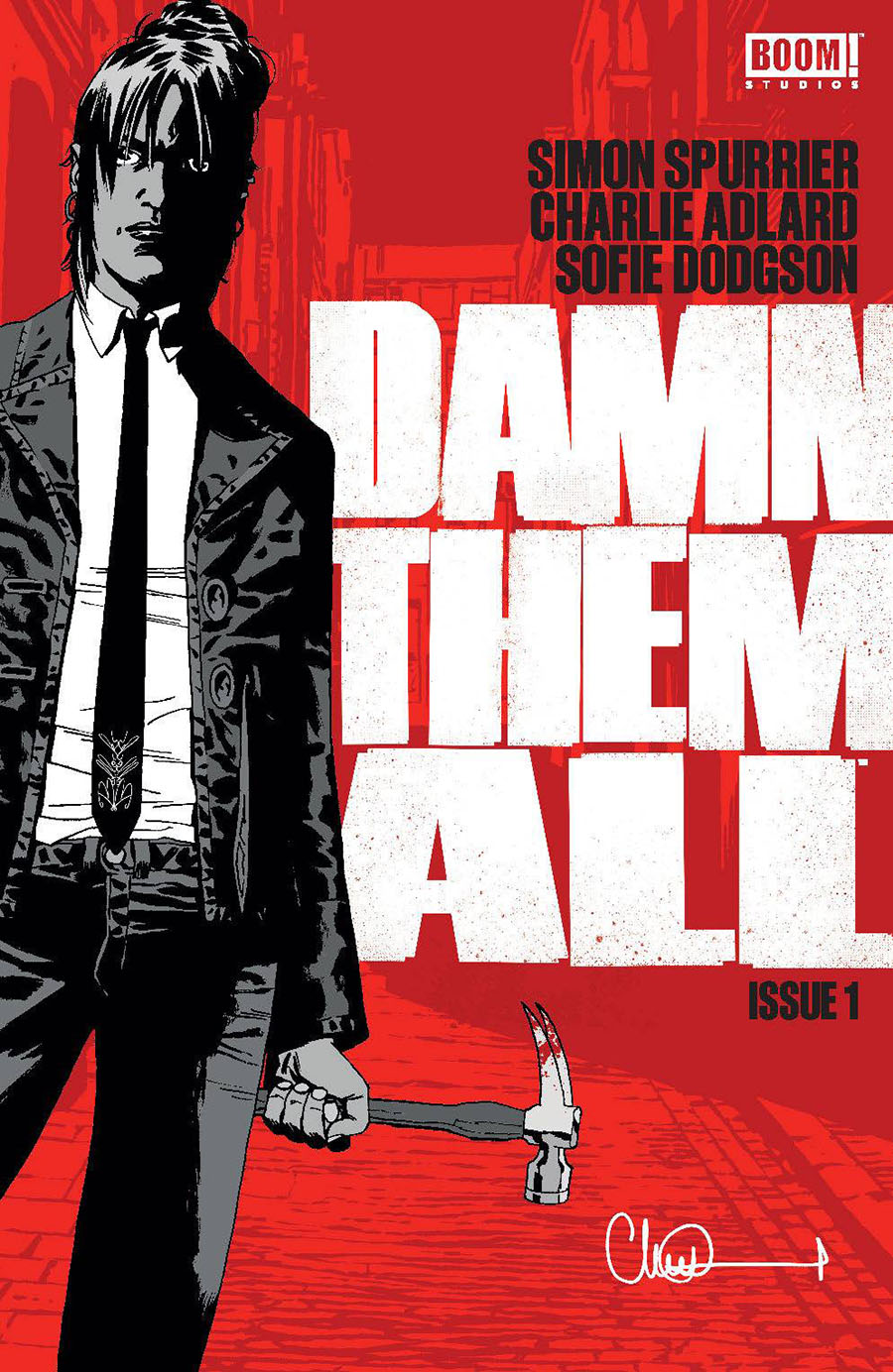 Damn Them All #1 Cover A Regular Charlie Adlard Cover