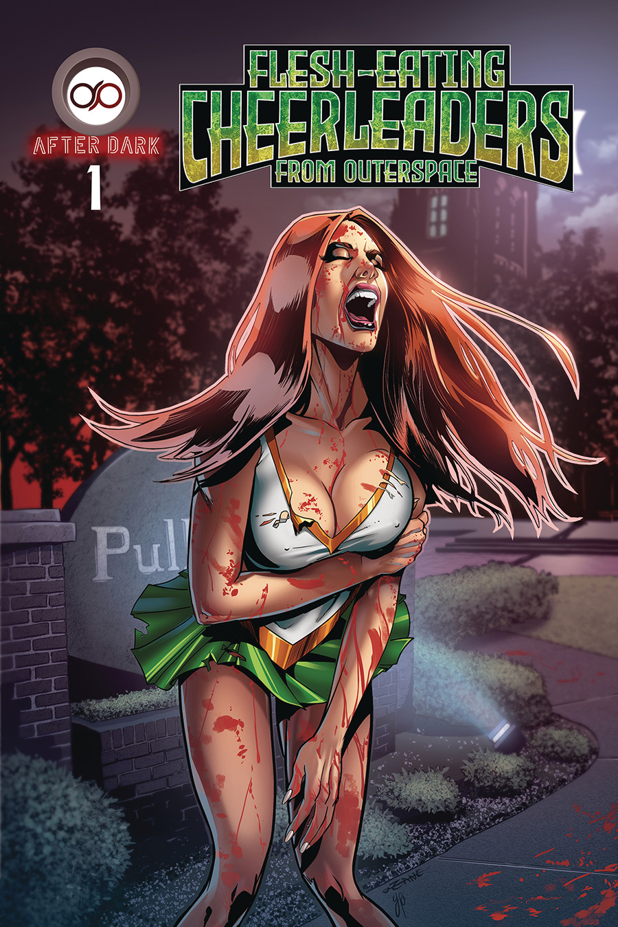 Flesh-Eating Cheerleaders From Outer Space #1 Cover A Regular Mature Edition