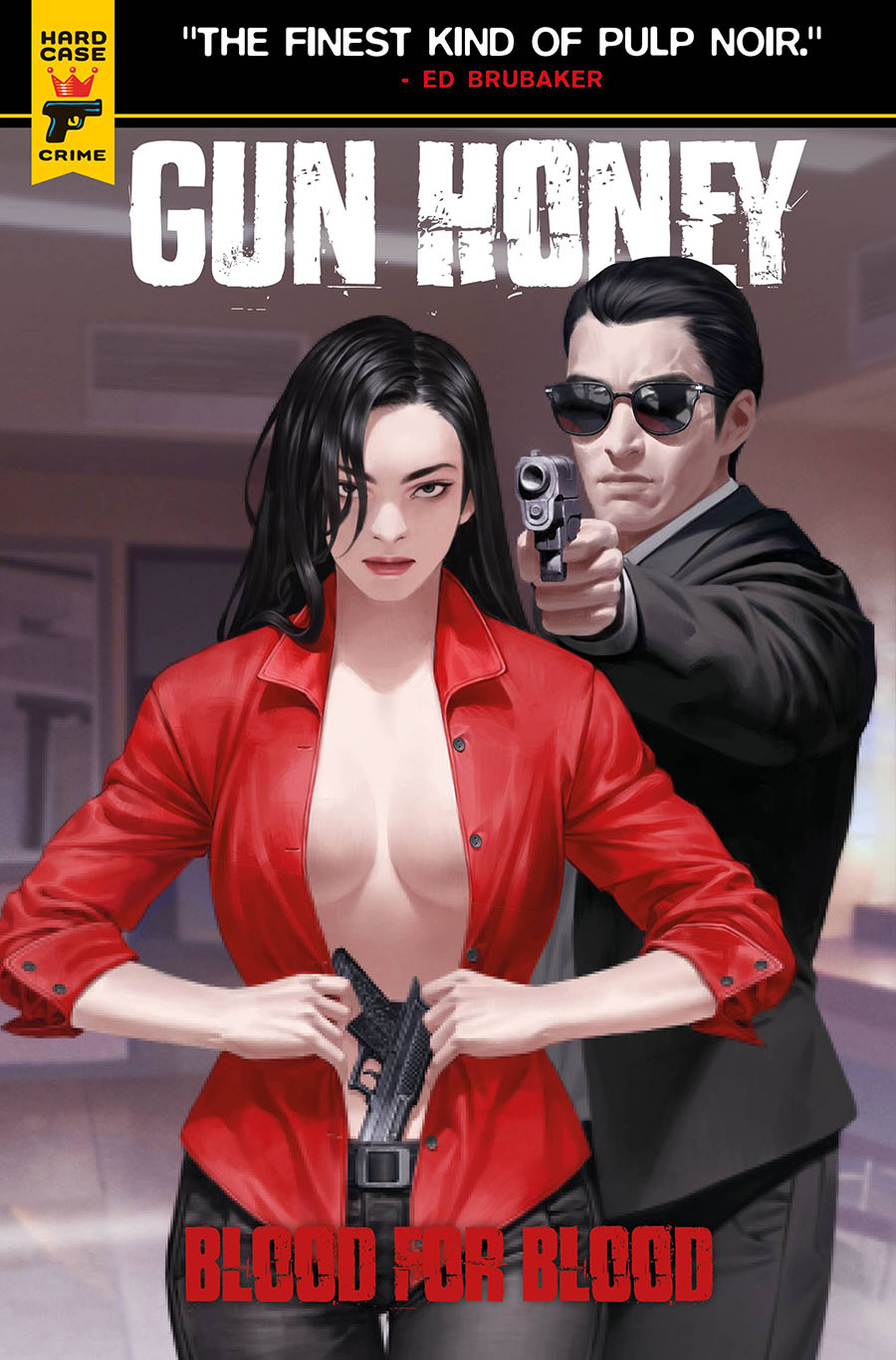 Hard Case Crime Gun Honey Blood For Blood #3 Cover A Regular Junggeun Yoon Cover