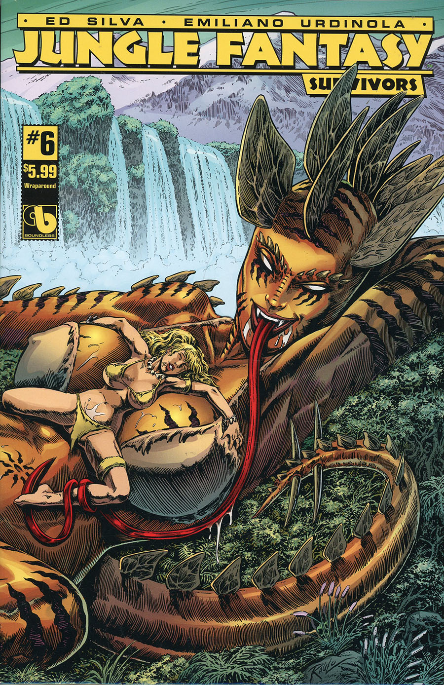 Jungle Fantasy Survivors #6-10 Wraparound Covers Bag Set (5-Count)