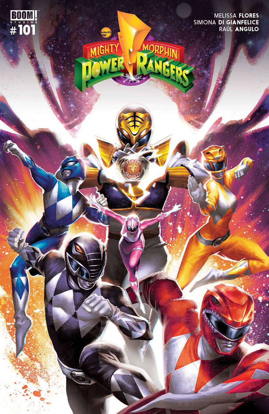 Mighty Morphin Power Rangers (BOOM Studios) #101 Cover A Regular Mateus Manhanini Cover