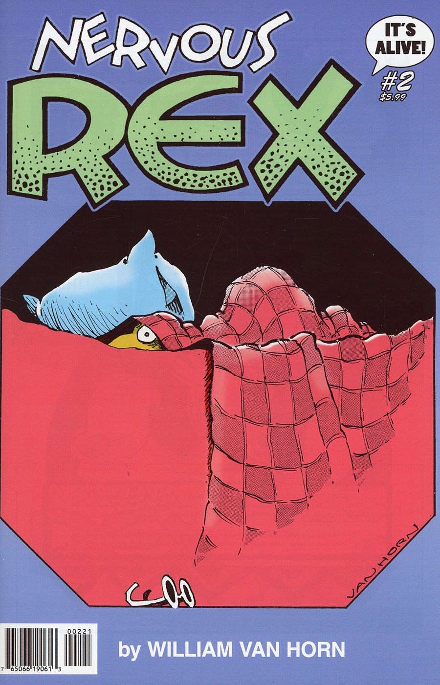 Nervous Rex #2 Cover B Variant William Van Horn Cover