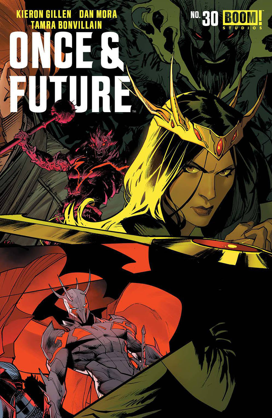 Once & Future #30 Cover A Regular Dan Mora Connecting Cover