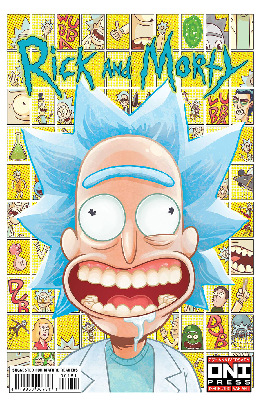 Rick And Morty #100 Cover E Variant Fred C Stresing Cover