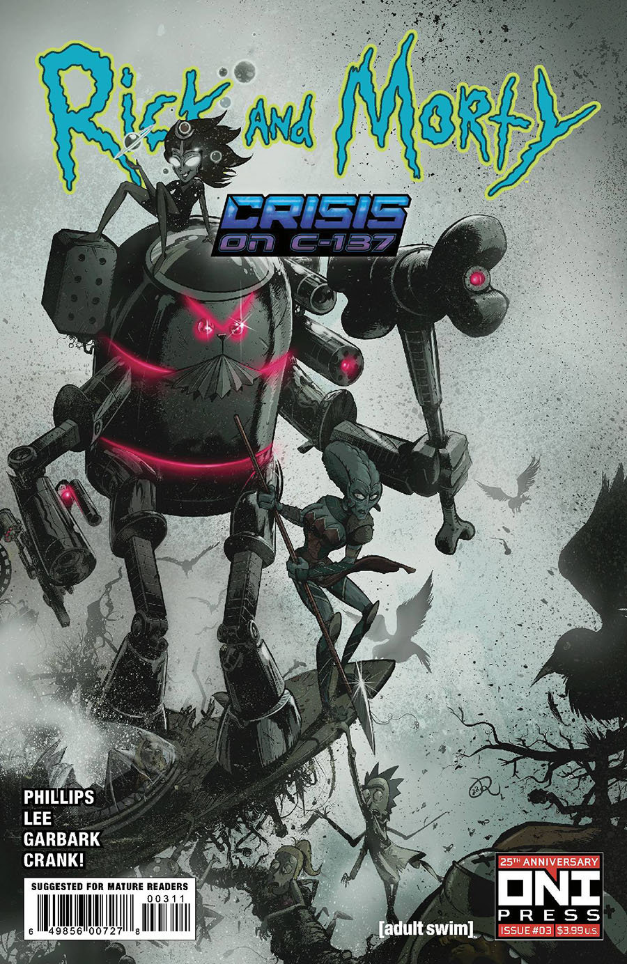 Rick And Morty Crisis On C-137 #3 Cover A Regular Ryan Lee Cover