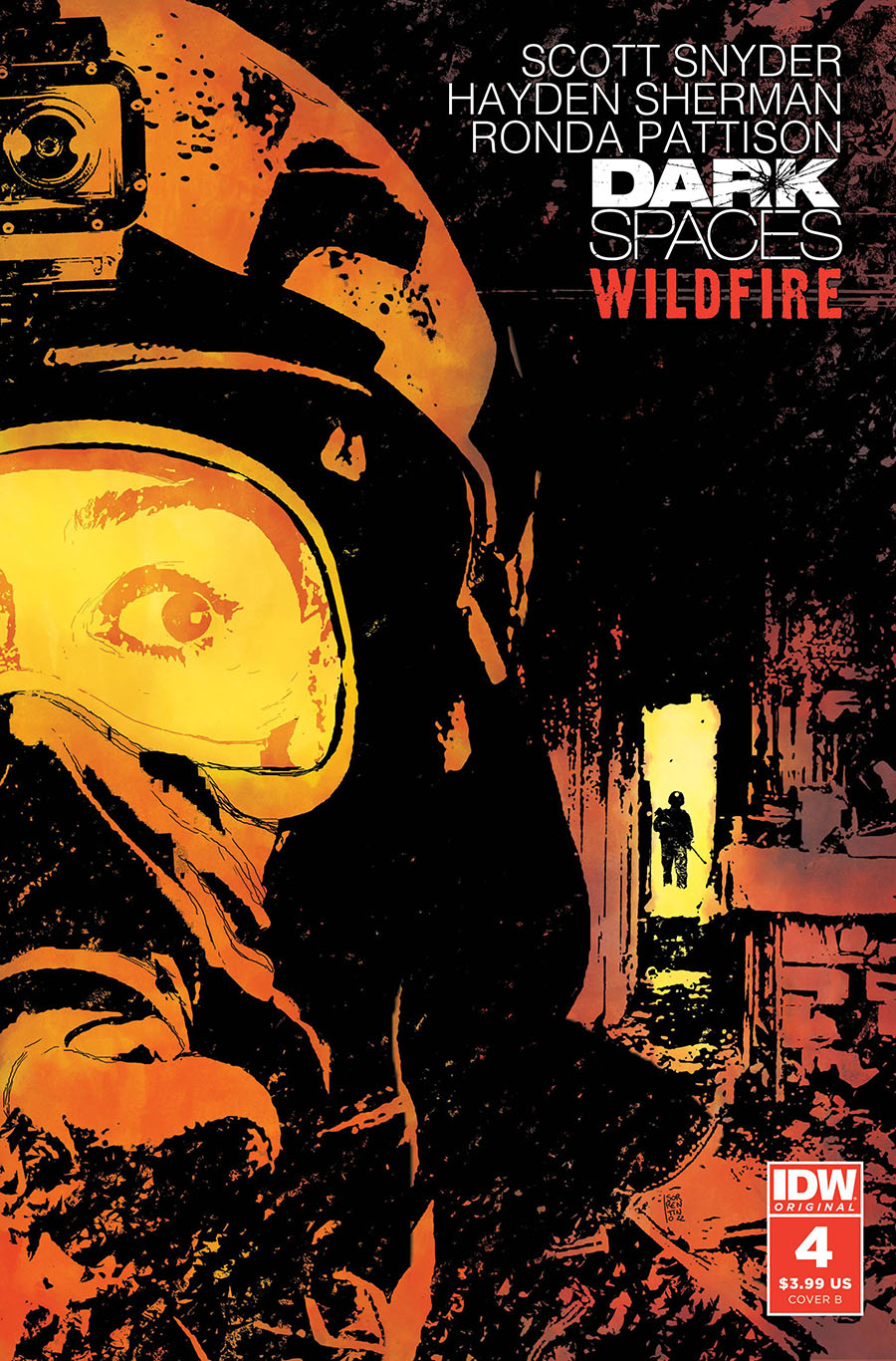 Dark Spaces Wildfire #4 Cover B Variant Andrea Sorrentino Cover
