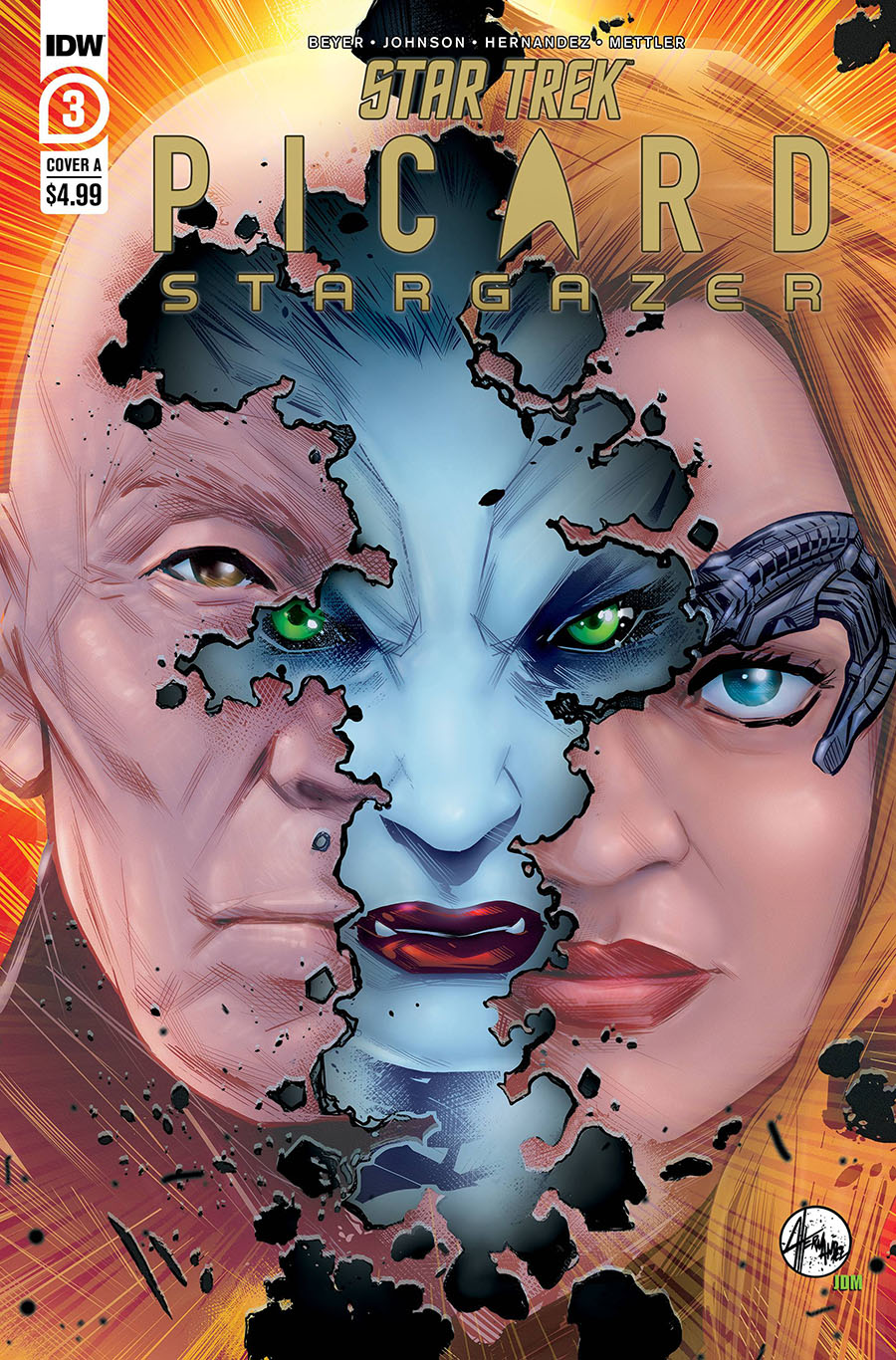 Star Trek Picard Stargazer #3 Cover A Regular Angel Hernandez Cover