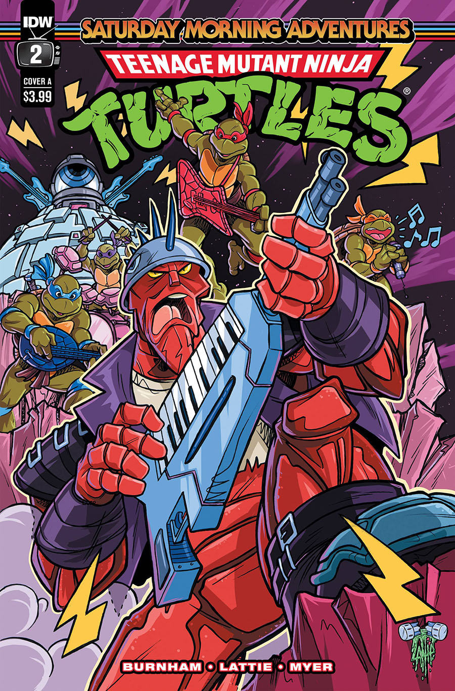 Teenage Mutant Ninja Turtles Saturday Morning Adventures #2 Cover A Regular Tim Lattie Cover