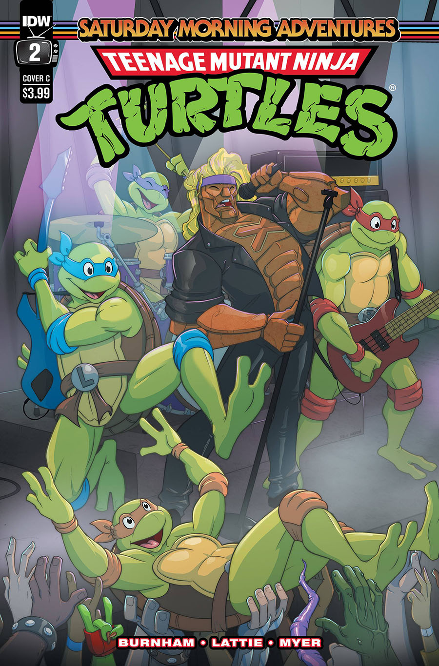 Teenage Mutant Ninja Turtles Saturday Morning Adventures #2 Cover C Variant Billy Martin Cover