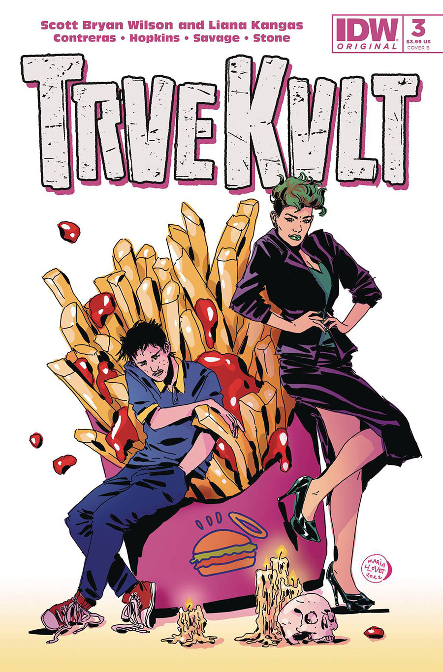 Trve Kvlt #3 Cover B Variant Maria Llovet Cover