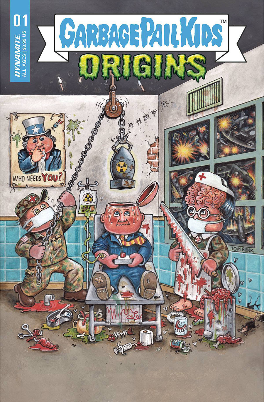 Garbage Pail Kids Origins #1 Cover B Variant Tom Bunk Cover