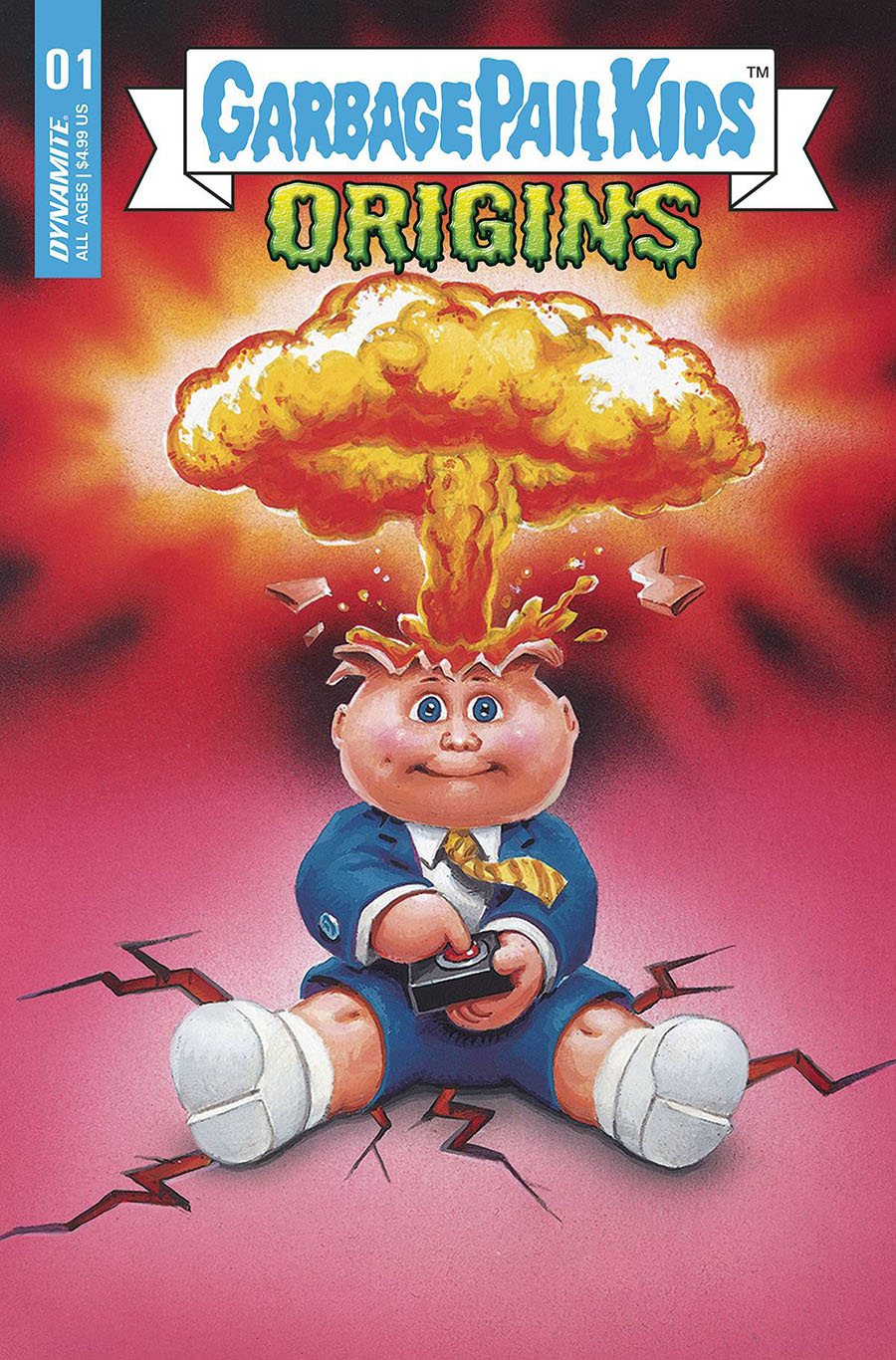 Garbage Pail Kids Origins #1 Cover D Variant Classic GPK Trading Card Card Stock Cover
