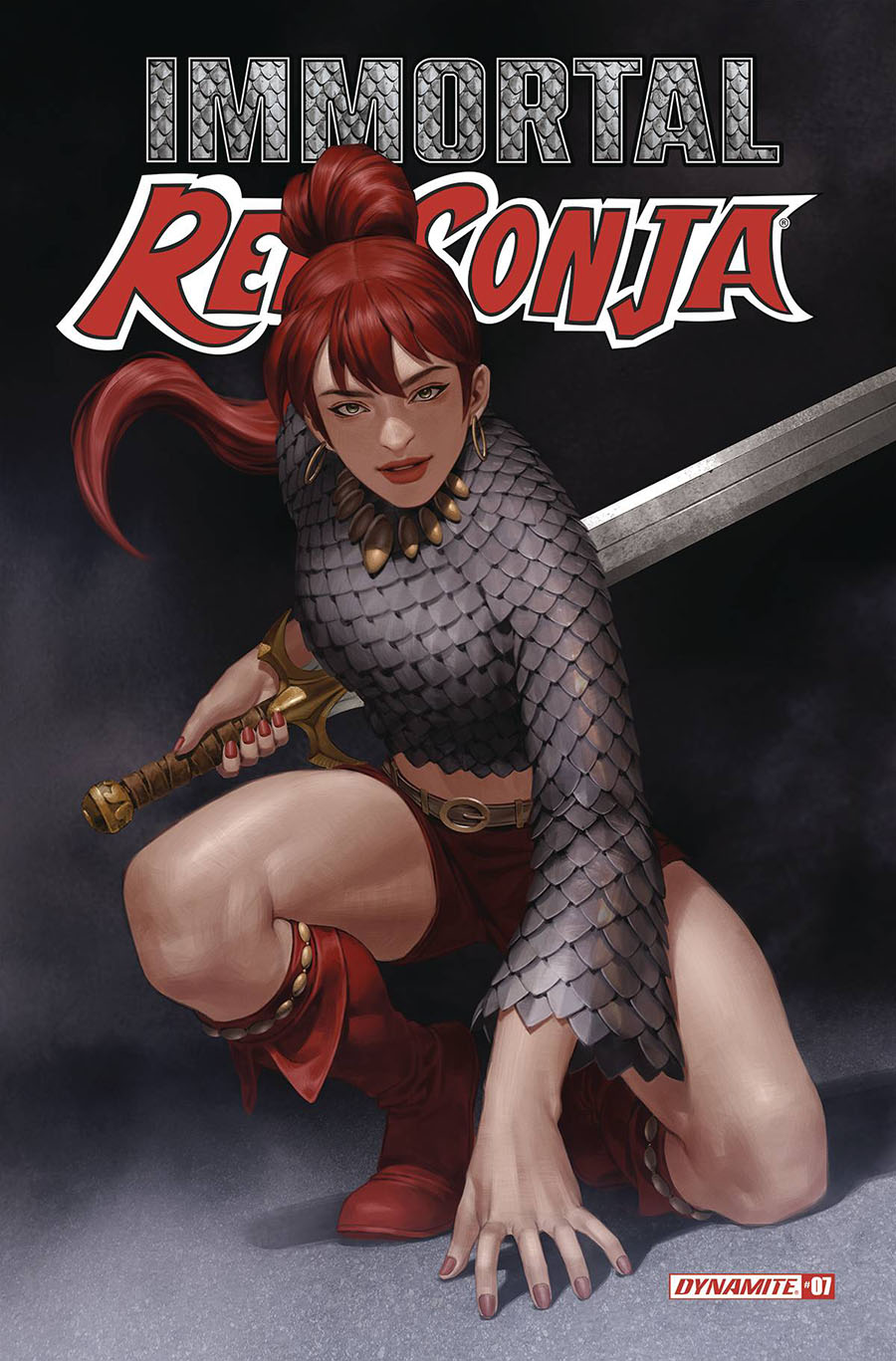 Immortal Red Sonja #7 Cover B Variant Junggeun Yoon Cover