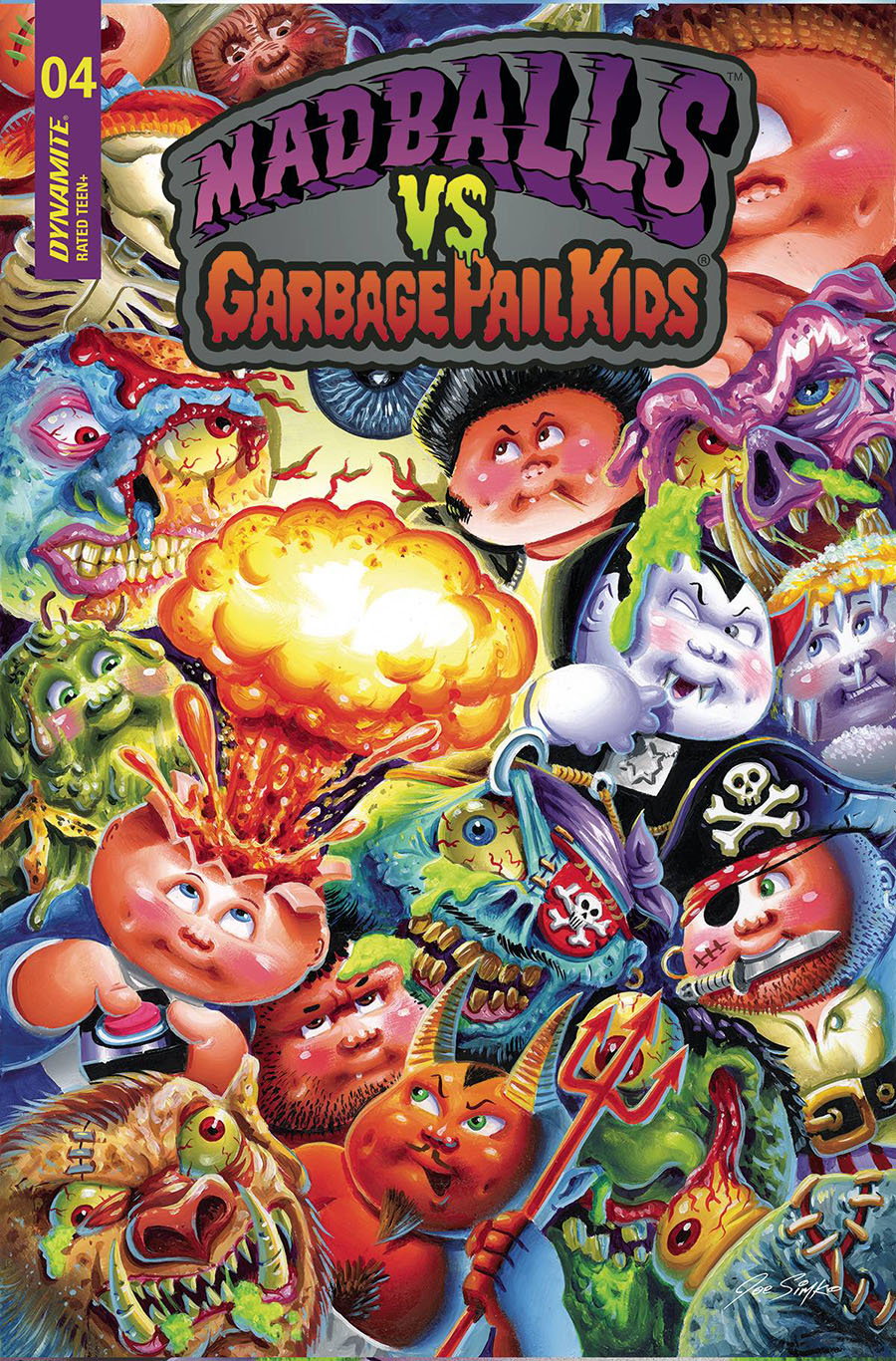 Madballs vs Garbage Pail Kids #4 Cover A Regular Joe Simko Cover