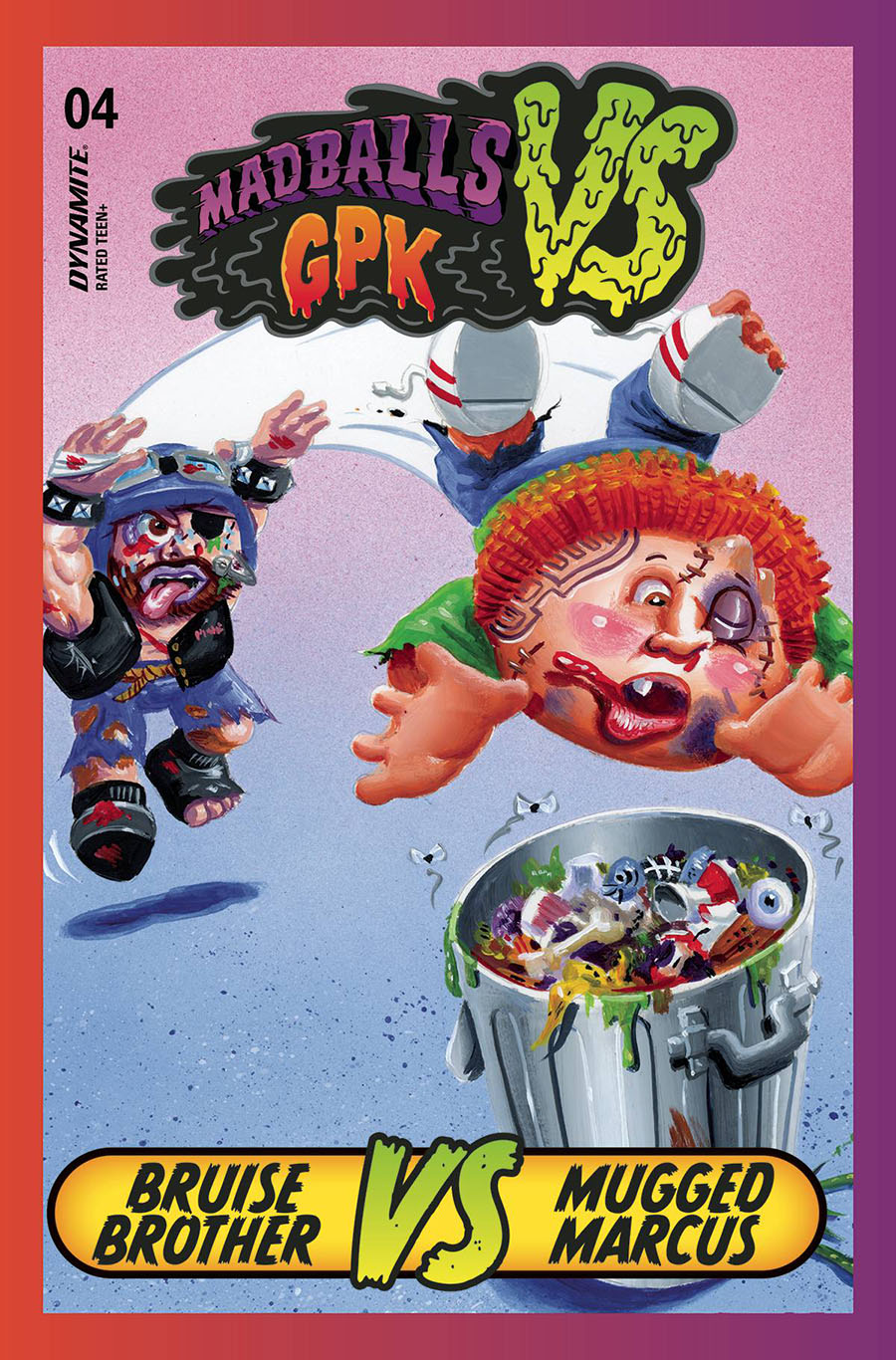 Madballs vs Garbage Pail Kids #4 Cover C Variant Joe Simko Trading Card Card Stock Cover