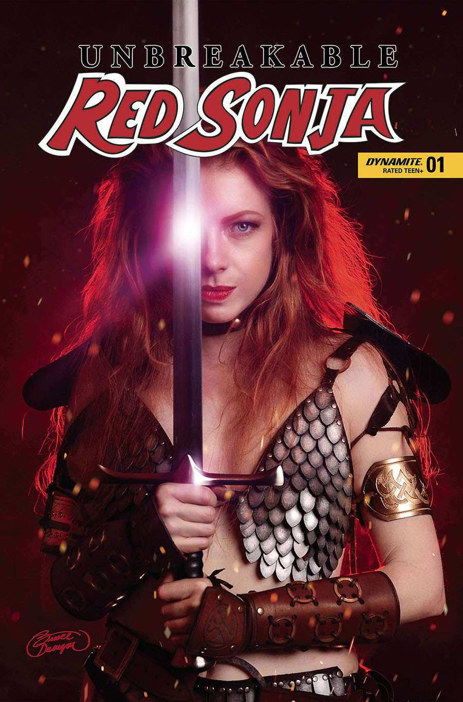 Unbreakable Red Sonja #1 Cover E Variant Augusta Monroe Cosplay Photo Cover