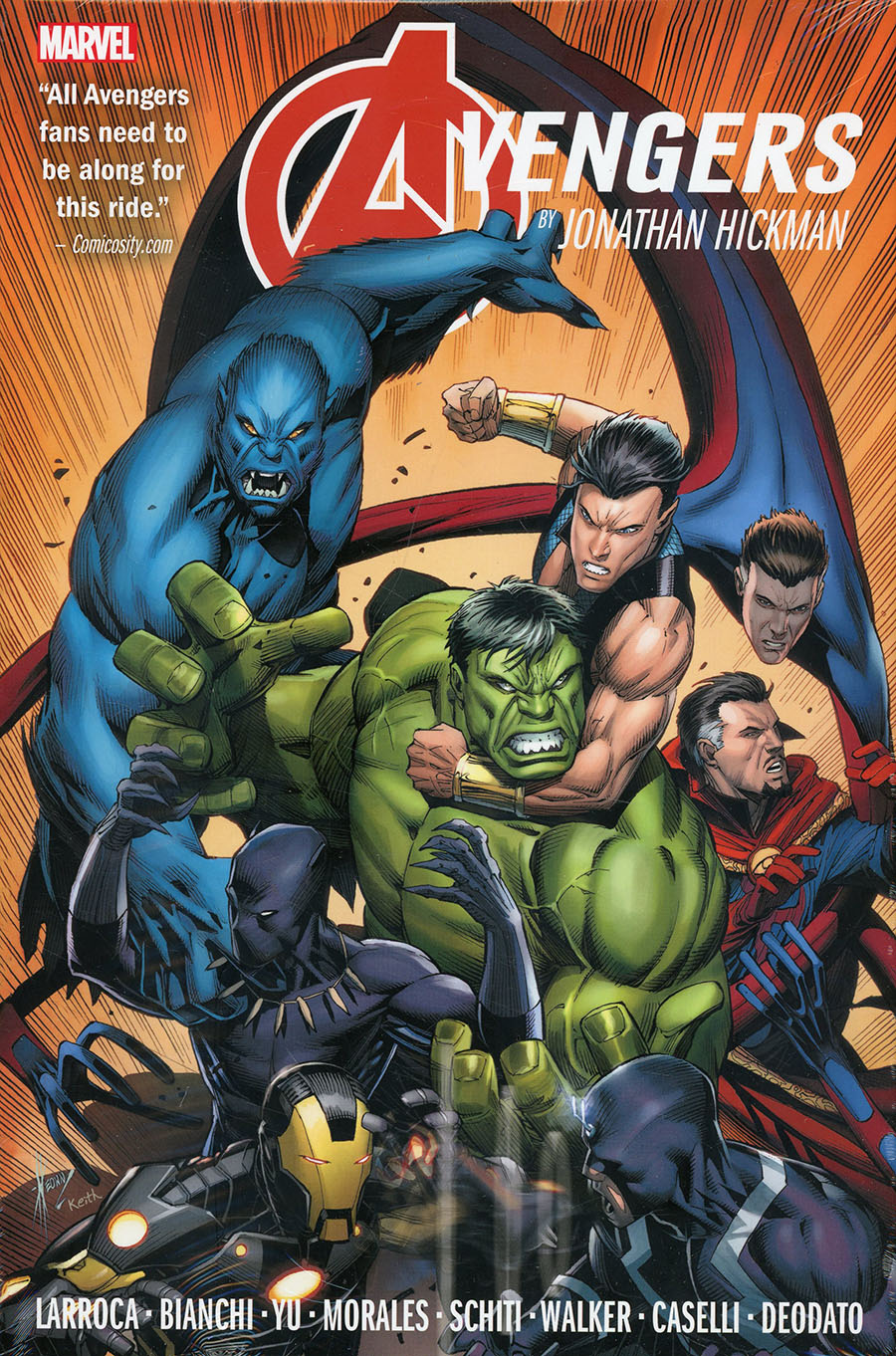 Avengers By Jonathan Hickman Omnibus Vol 2 HC Direct Market Dale Keown Variant Cover New Printing