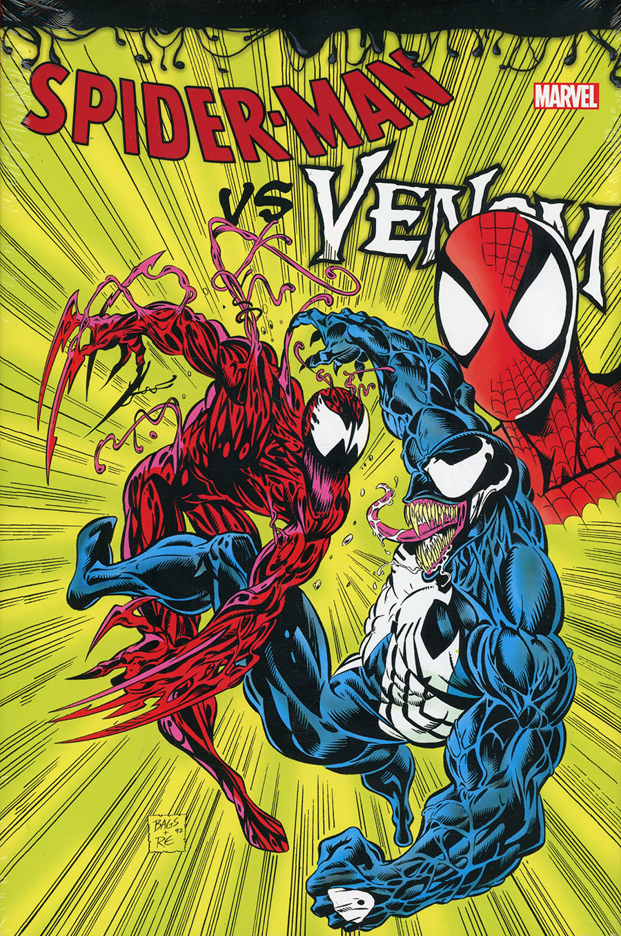 Spider-Man vs Venom Omnibus HC Direct Market Mark Bagley Variant Cover New Printing