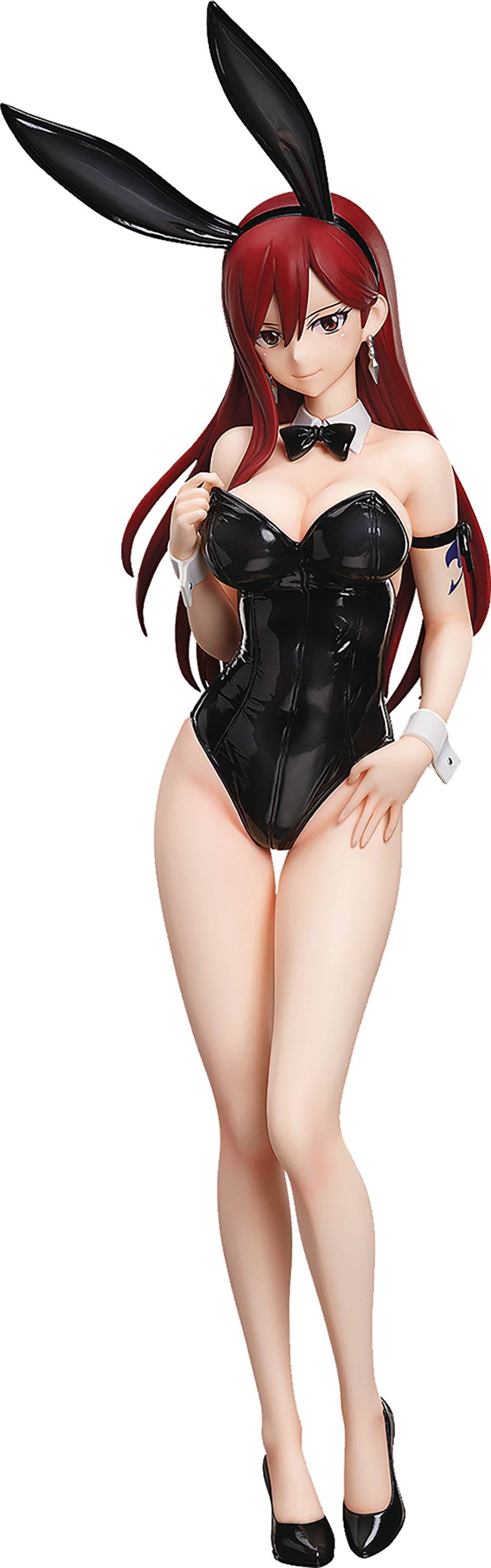 Fairy Tail Erza Scarlet Bare Leg Bunny 1/4 Scale PVC Figure