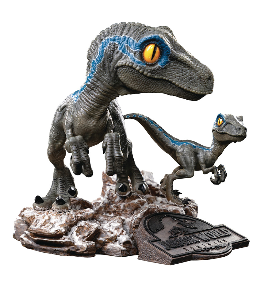 Jurassic World Dominion Blue And Beta MiniCo PVC Statue