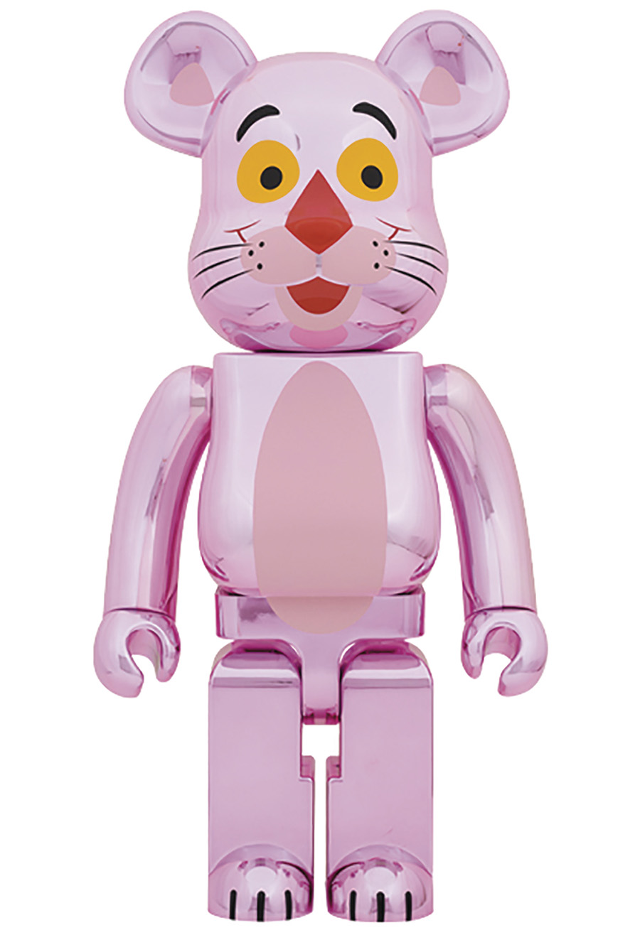 Pink Panther Chrome Version 1000 Percent Bearbrick
