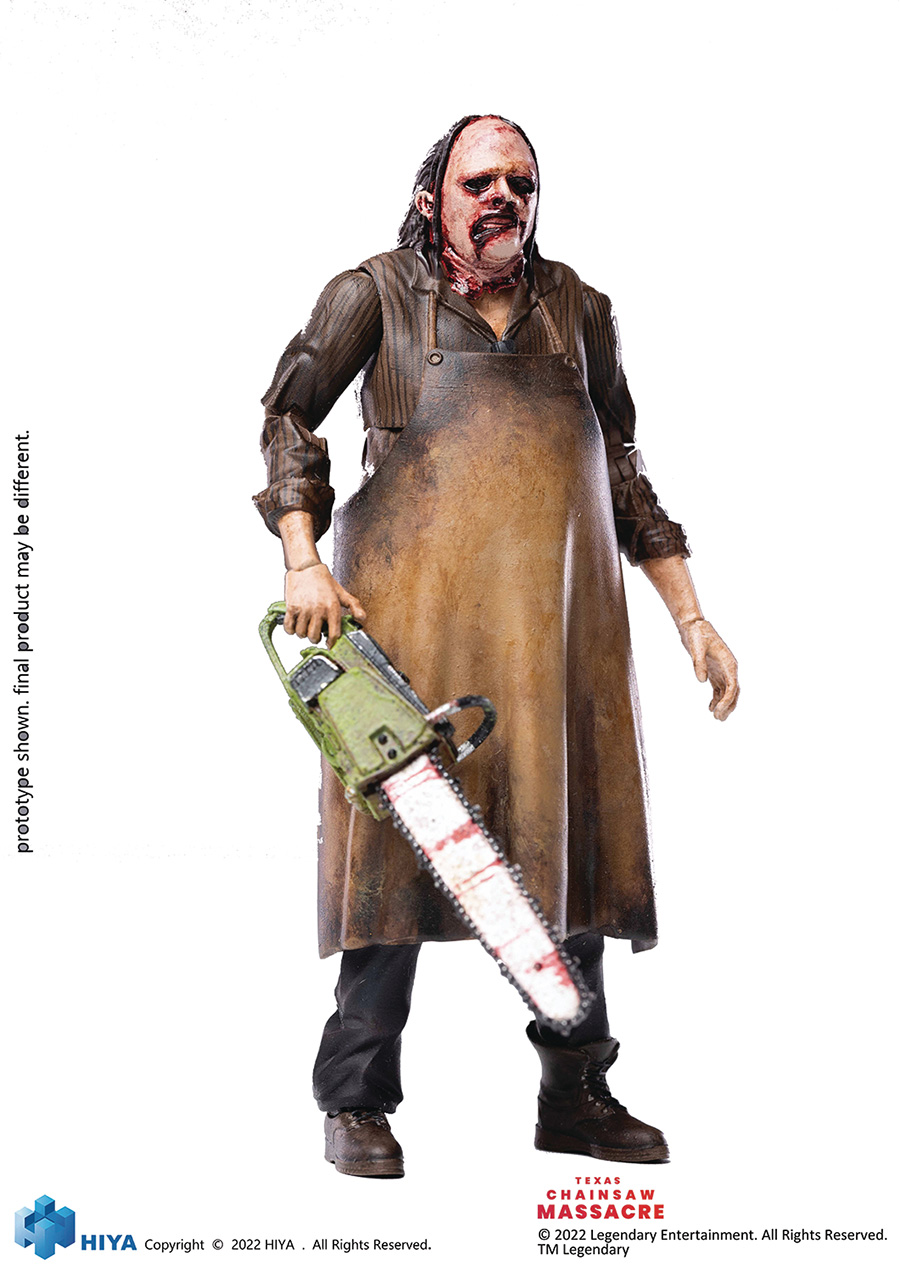 Texas Chainsaw Massacre 2022 Leatherface Previews Exclusive 1/18 Scale Exquisite Mini Action Figure