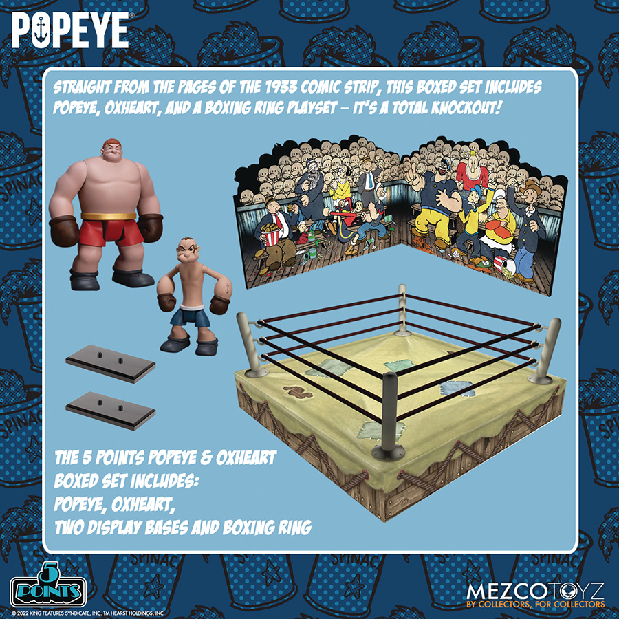 Popeye Popeye & Oxheart 5 Points Boxed Set