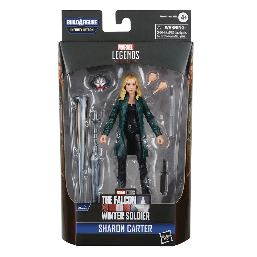 Avengers Legends Falcon And The Winter Soldier Sharon Carter 6-Inch Action Figure Case