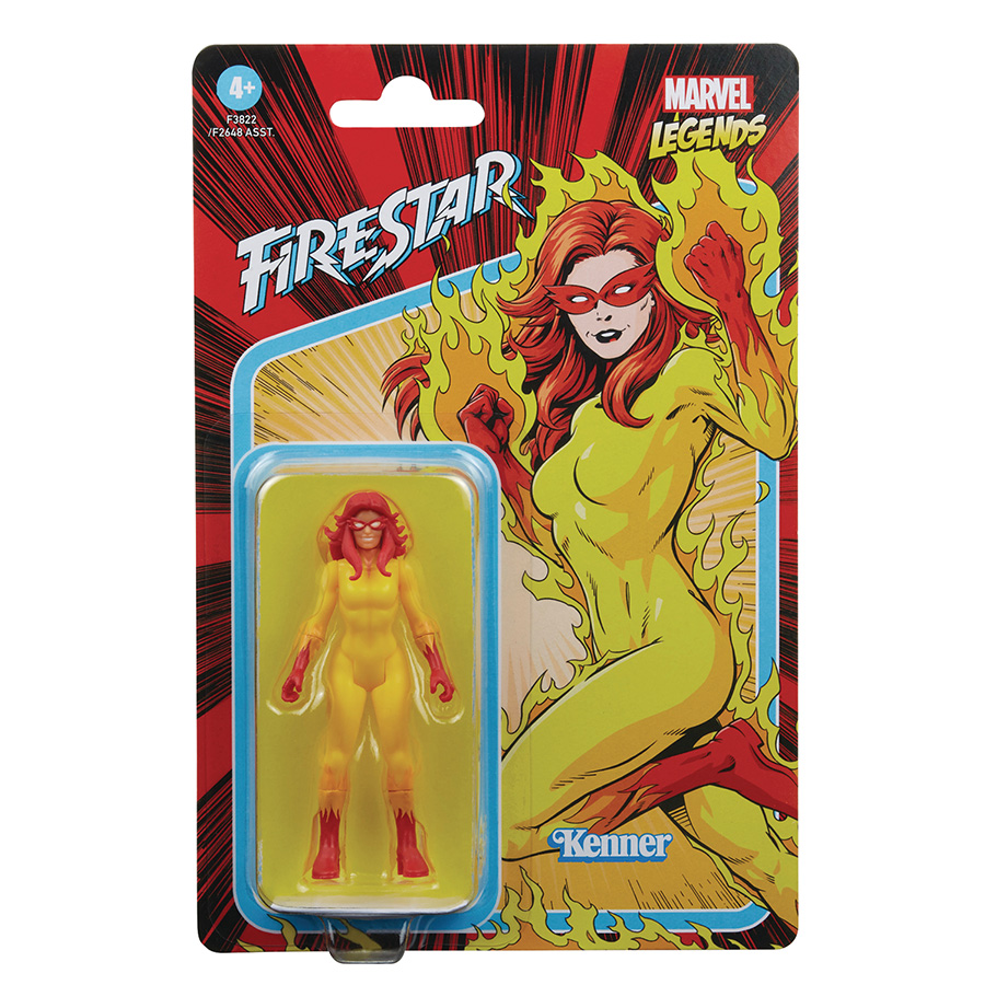 Marvel Retro Legends Firestar 3.75-Inch Action Figure Case