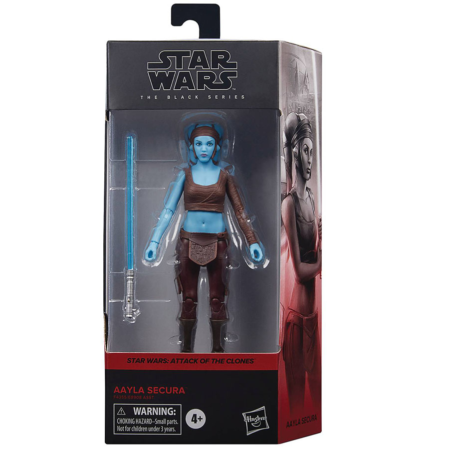 Star Wars Black Series Attack Of The Clones Aayla Secura 6-Inch Action Figure