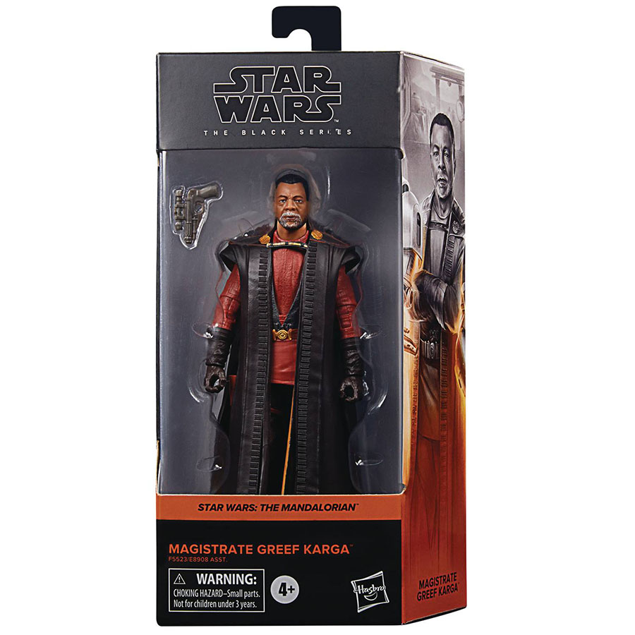 Star Wars Black Series The Mandalorian Magistrate Greef Karga 6-Inch Action Figure