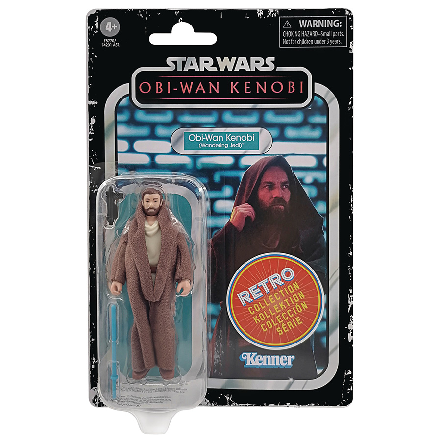 Star Wars Retro Collection Obi-Wan Kenobi Obi-Wan Wandering Jedi 3.75-Inch Action Figure Case