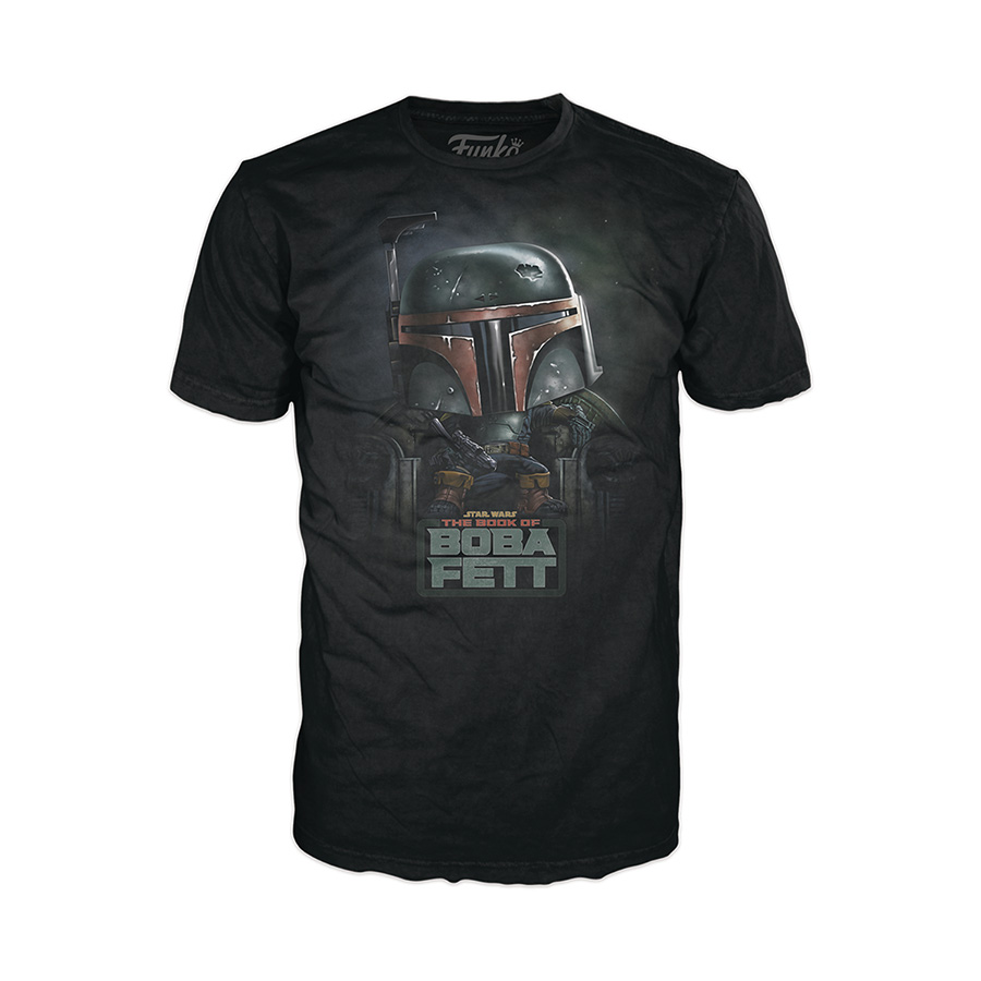 POP Boxed Tee Star Wars The Book Of Boba Fett Black T-Shirt XXX-Large