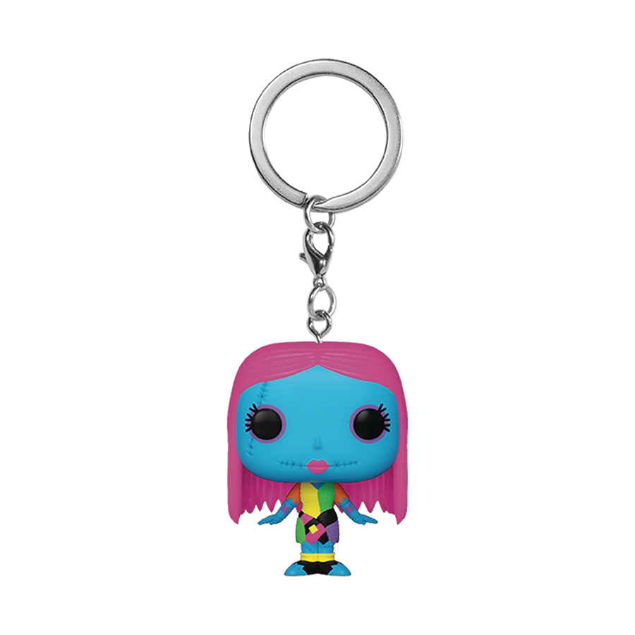 Pocket POP Nightmare Before Christmas Blacklight Keychain - Sally