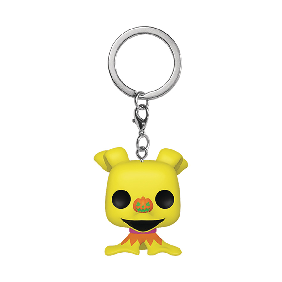 Pocket POP Nightmare Before Christmas Blacklight Keychain - Zero