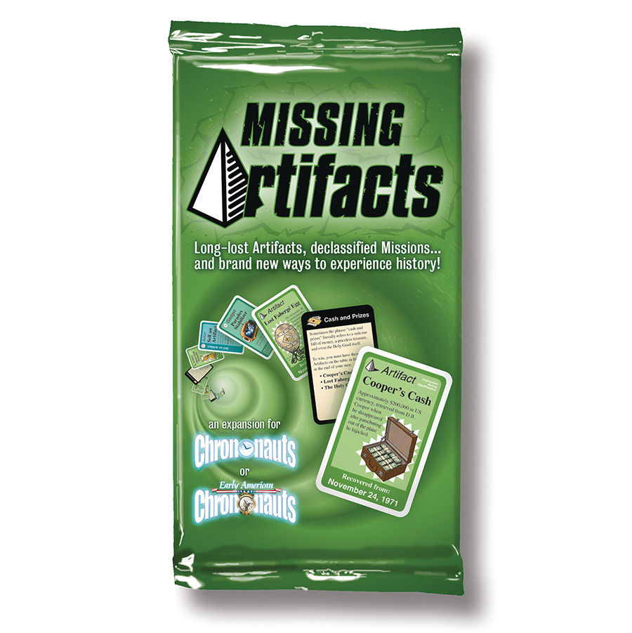 Chrononauts Card Game Missing Artifacts Expansion