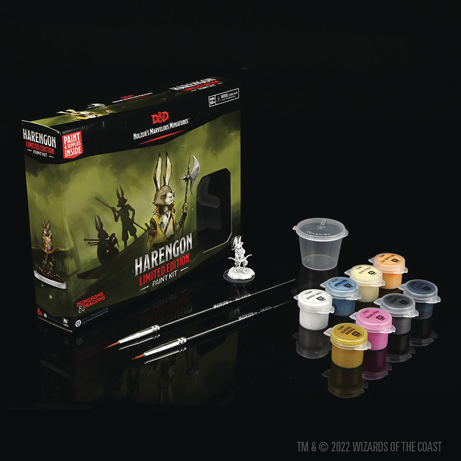 Dungeons & Dragons Nolzurs Marvelous Unpainted Miniature - Harengon Paint Kit