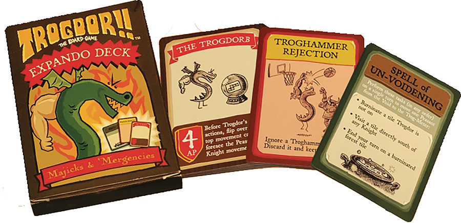 Trogdor The Board Game Majicks & Mergencies Expansion Deck
