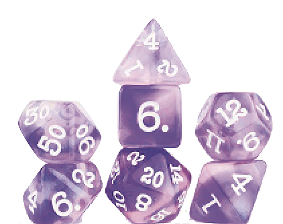 Sirius RPG Dice Set - Purple Glaze