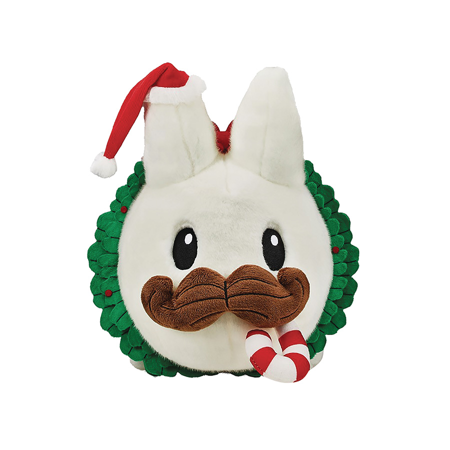 Frank Kozik Labbit Holiday Wreath Labbit 14-Inch Plush