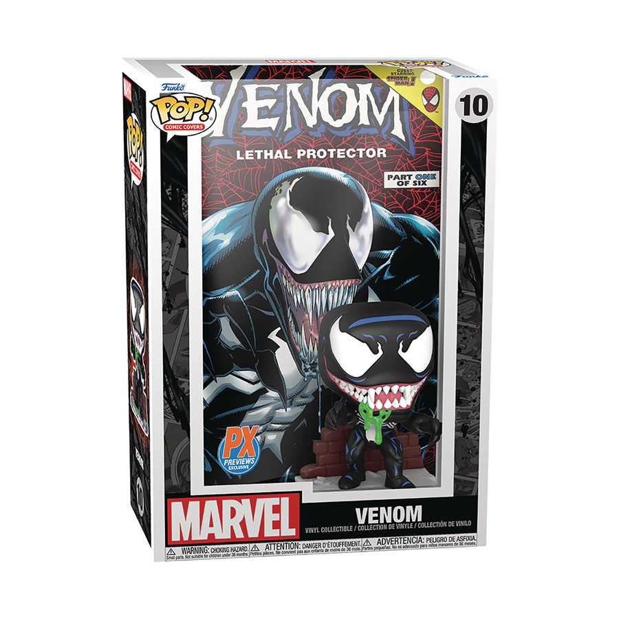 POP Comic Cover Marvel Venom Lethal Protector 1 Previews Exclusive Vinyl Bobble Head