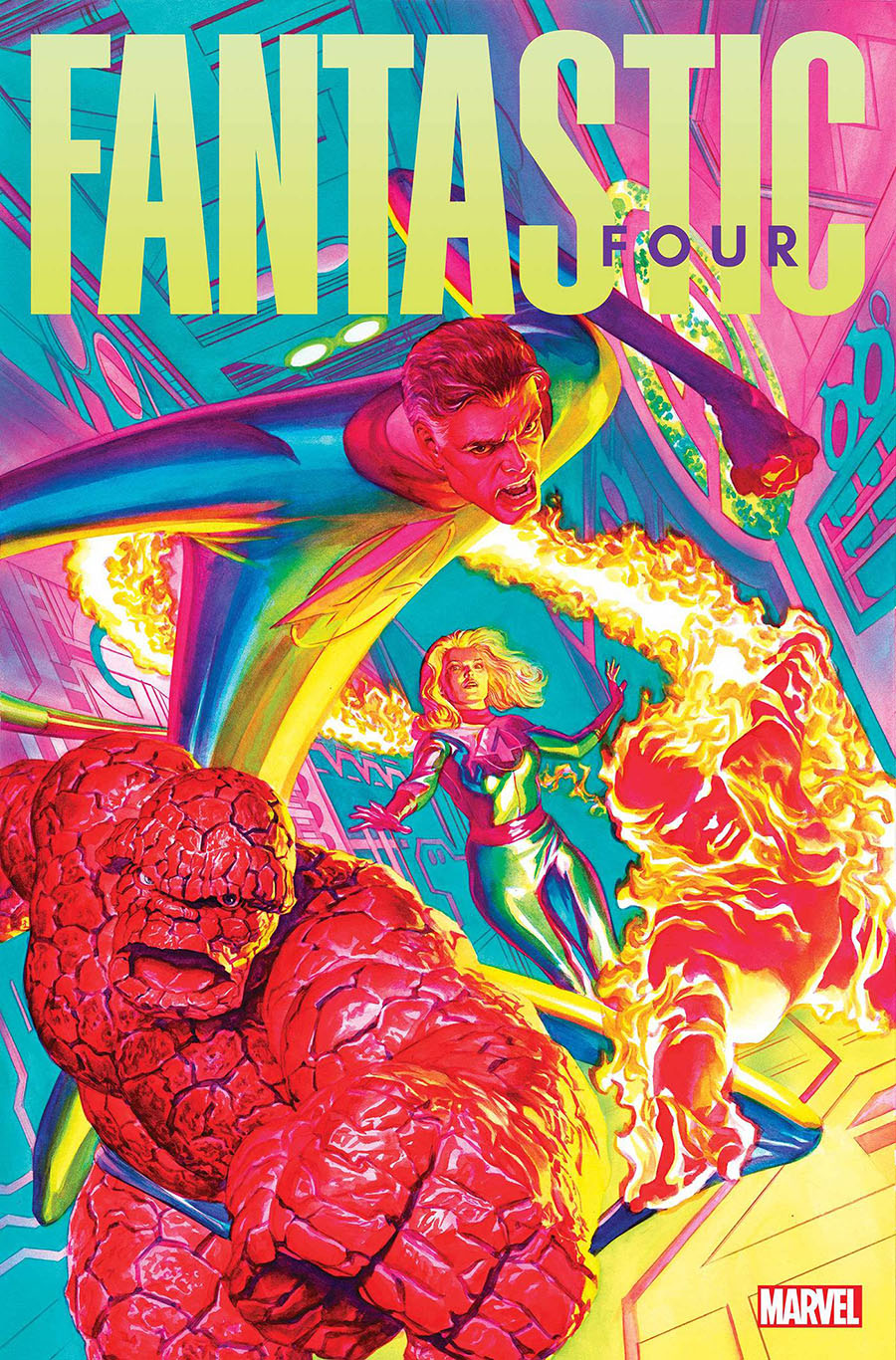 Fantastic Four Vol 7 #1 By Alex Ross Poster