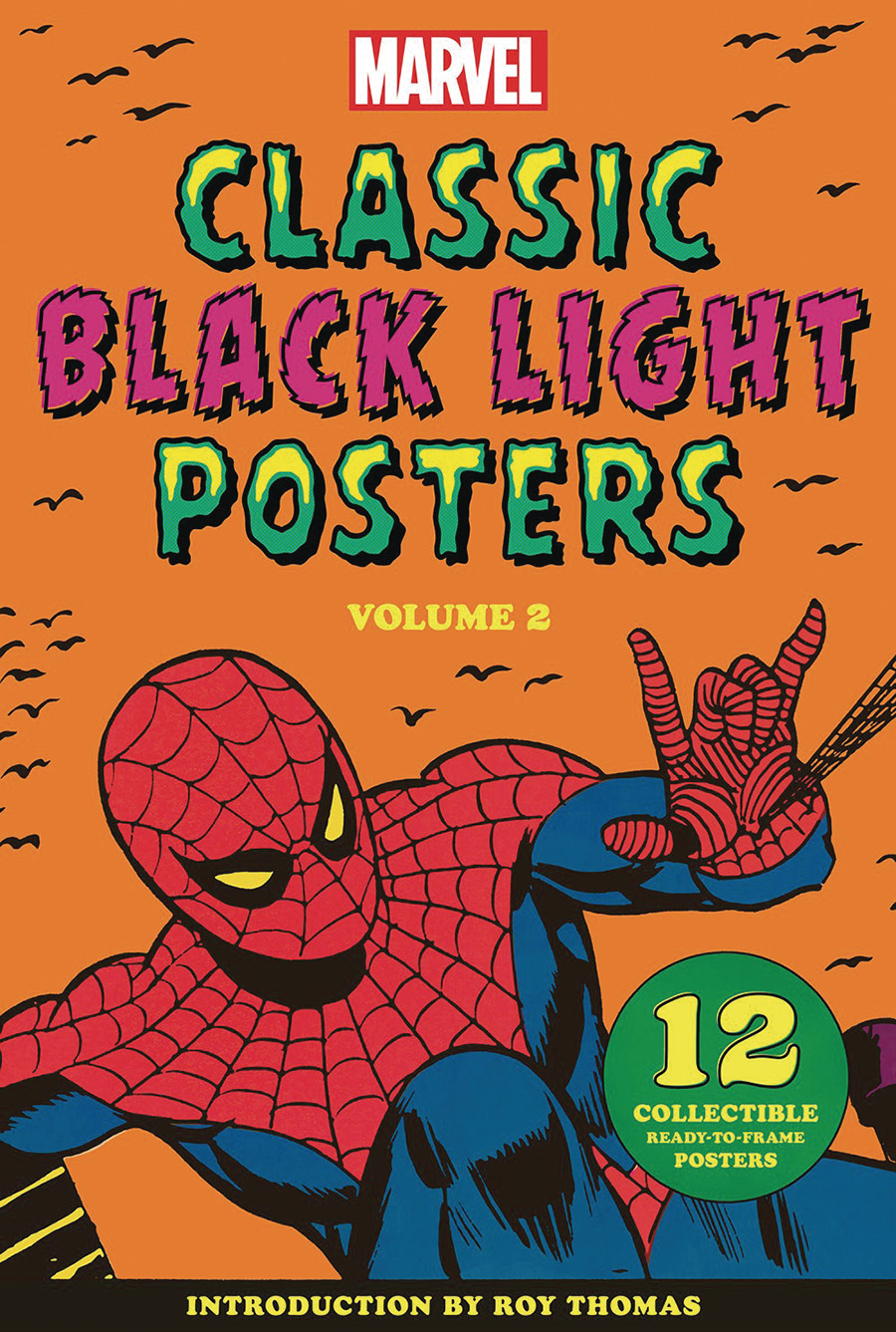 Marvel Classic Black Light Collectible Poster Portfolio 2 HC