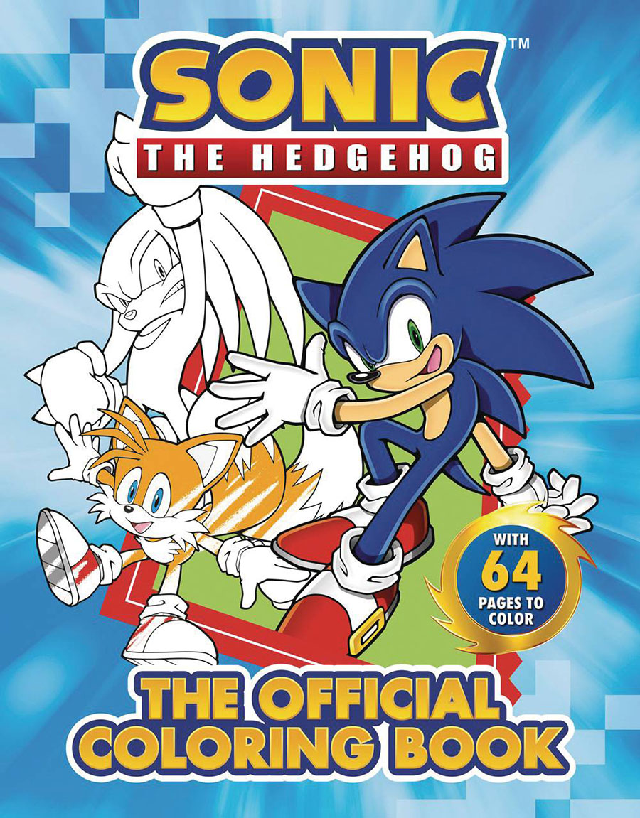 Sonic The Hedgehog Official Coloring Book TP