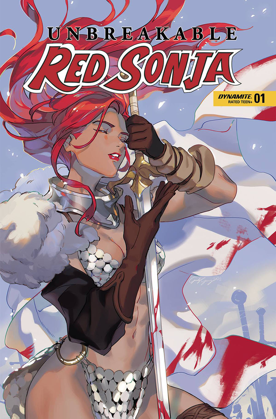 Unbreakable Red Sonja #1 Cover G Incentive Judy Jong Variant Cover