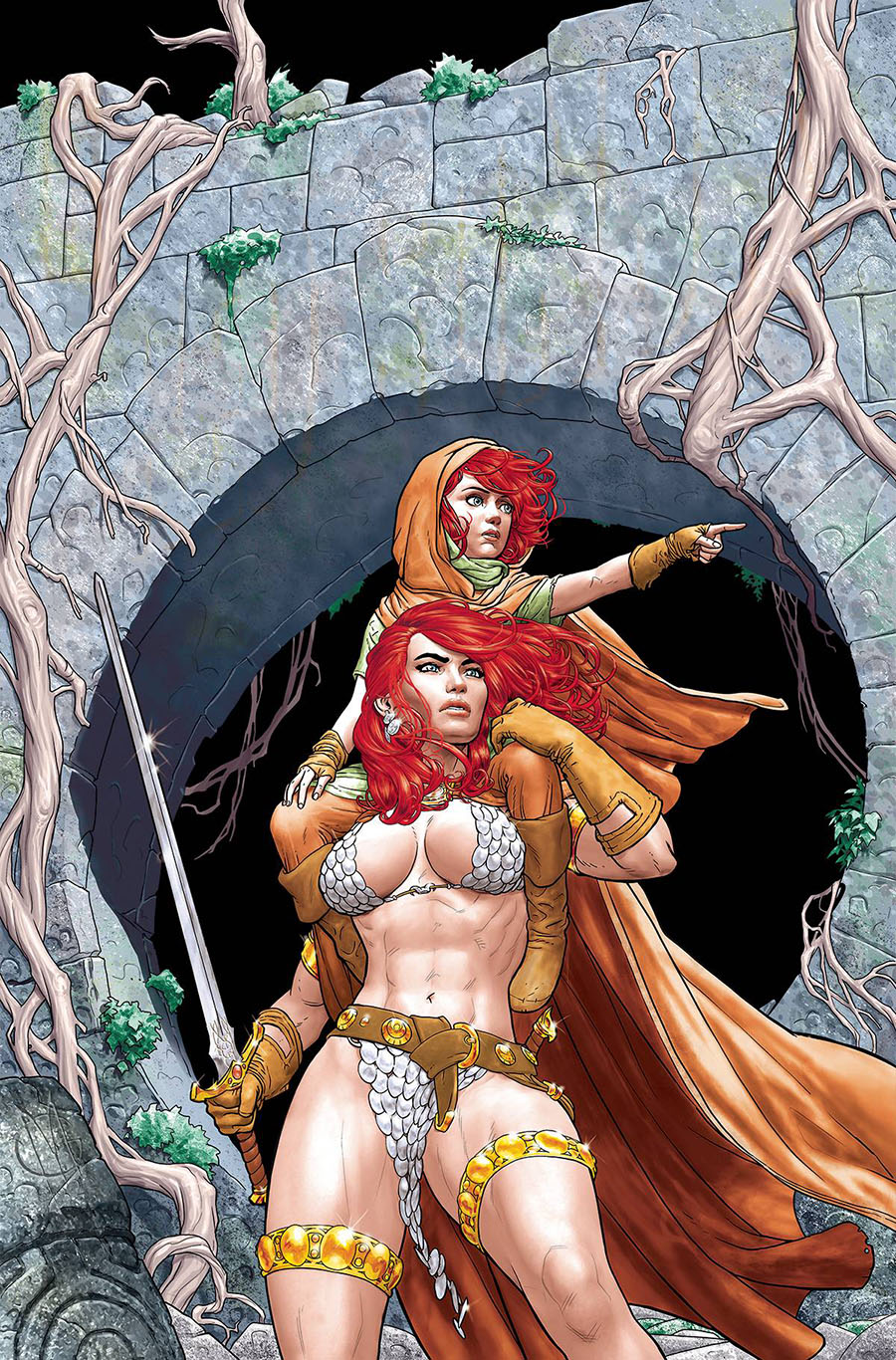 Unbreakable Red Sonja #1 Cover M Incentive Giuseppe Matteoni Virgin Cover