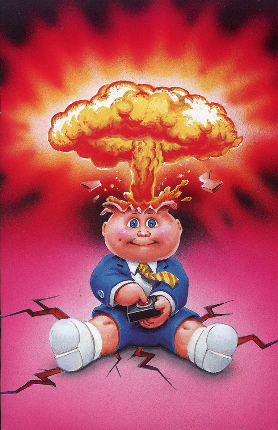 Garbage Pail Kids Origins #1 Cover J Incentive Classic GPK Trading Card Card Stock Virgin Cover