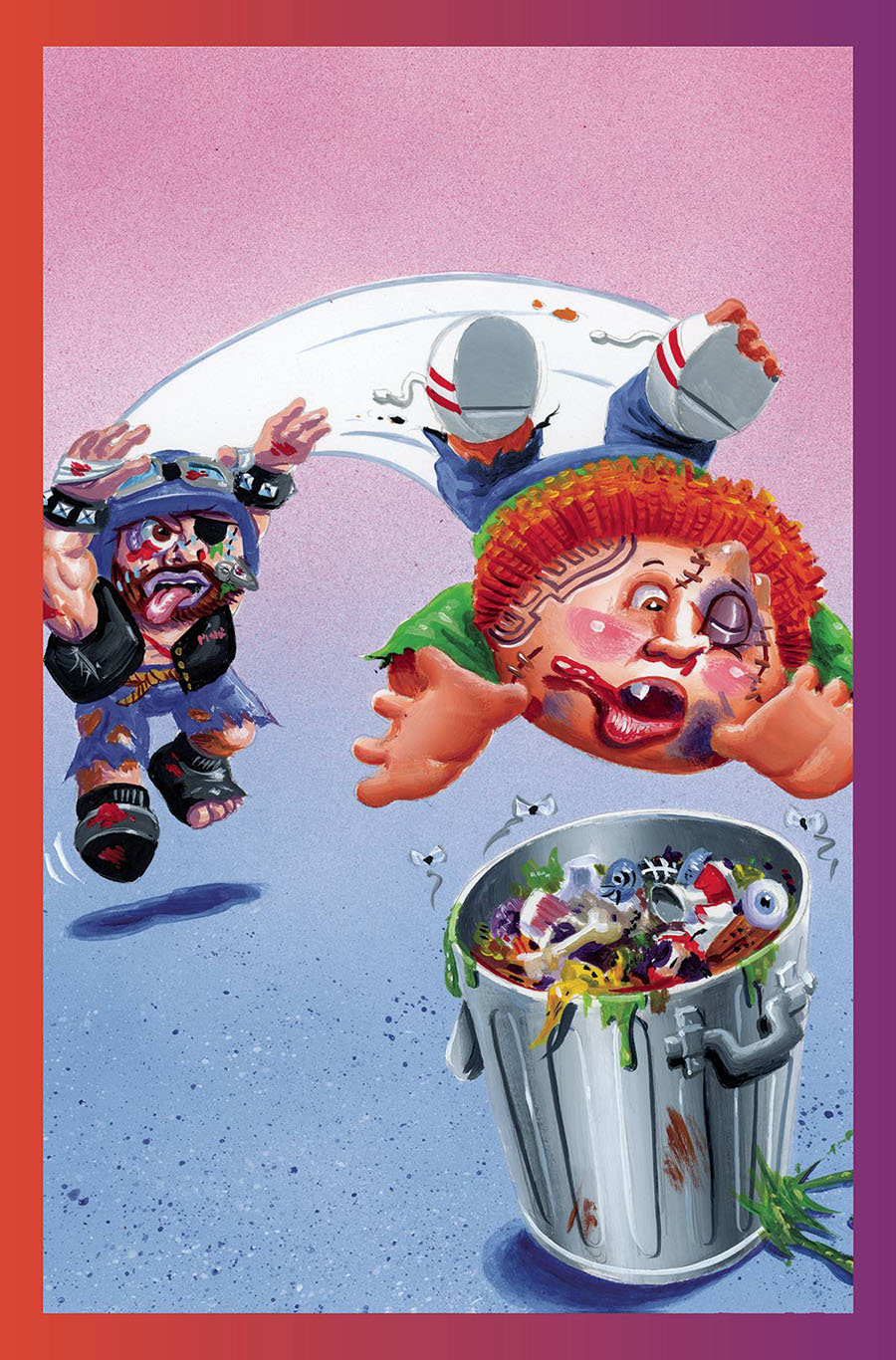 Madballs vs Garbage Pail Kids #4 Cover G Incentive Joe Simko Trading Card Card Stock Virgin Cover
