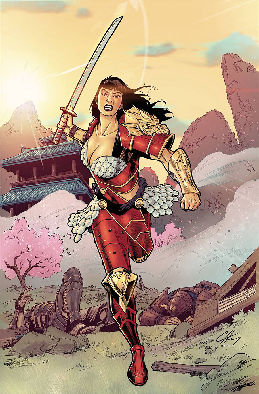 Samurai Sonja #5 Cover J Incentive Clayton Henry Virgin Cover