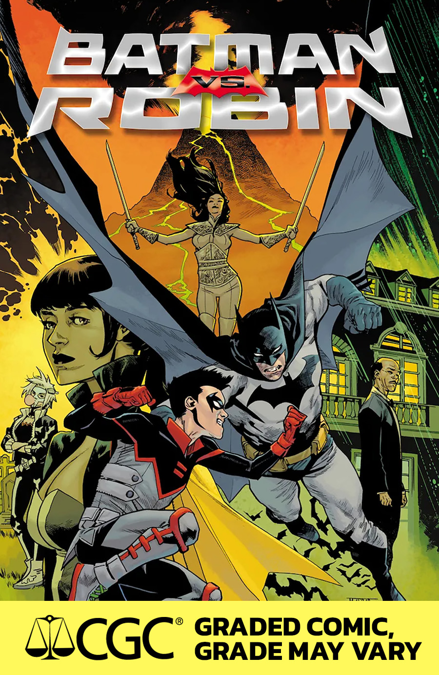 Batman vs Robin #1 Cover N DF CGC Graded 9.6 Or Higher